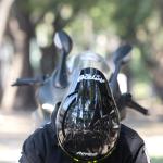 CASCO ASTRO PISTA NEGRO BRILLOSO