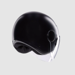 CASCO MOTO JET E2206 ETERES SOLID NEGRO MATE