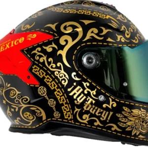 Casco Axxis Hawk ¡ay Güey! MARIACHI + Pinlock Ece2206