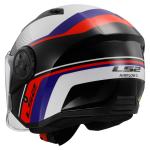 OUTLET CASCO LS2 AIRFLOW II RUSH ROJ/BCO/AZUL