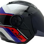OUTLET CASCO LS2 AIRFLOW II RUSH ROJ/BCO/AZUL