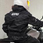 IMPERMEABLE OVEROL ASTRO FULL BLACK 1 PIEZA