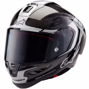 CASCO ALPINESTARS SUPERTECH R10 Element Black Carbon / Silver / Black