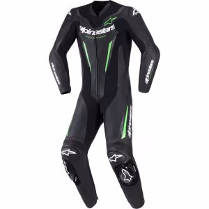 MONO TRAJE ALPINESTARS GP FORCE V2 NEGRO/VERDE