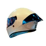 CASCO INTEGRAL ASTRO APEX BLANCO PERLA AZUL