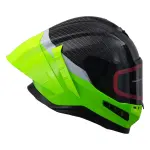CASCO R7 STRYKER NEGRO VERDE FLUO